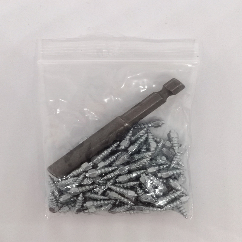 Car Winter Abrasion Resistant Tungsten Steel 100Pcs/4*12mm with Installation Tools Car Non-slip Tire Snow Tire Nail