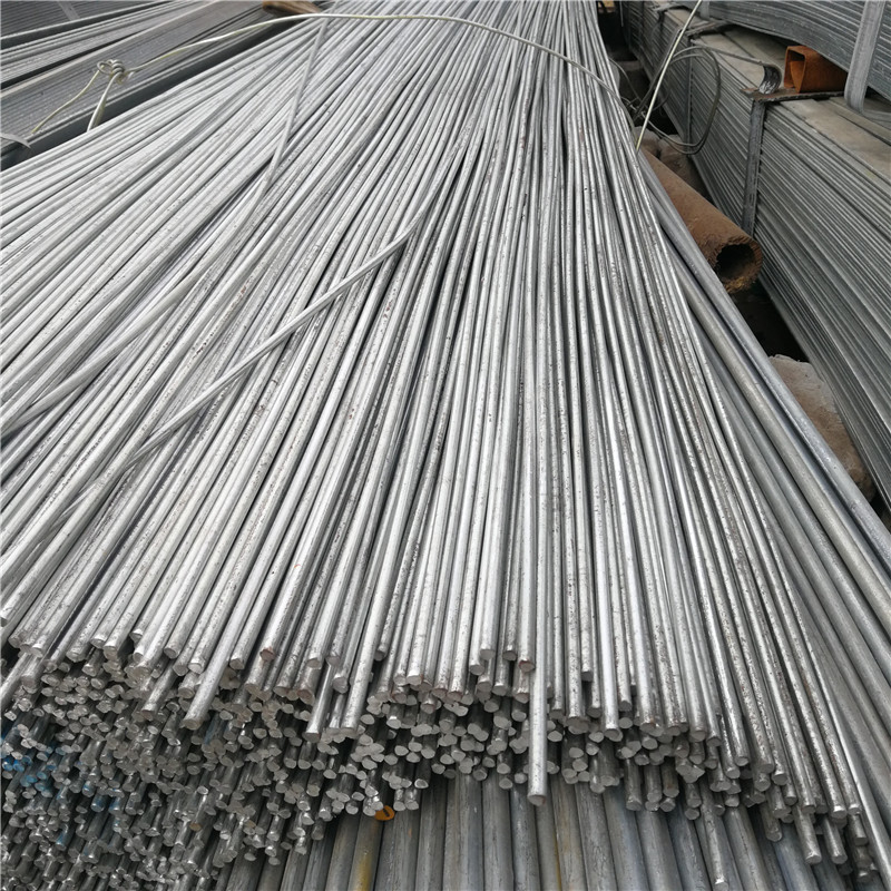 Hot-Dip Galvanized Round Steel, Galvanized Straight Bars, Galvanized Round Bars 9m 6m Fixed-Length Q235B Galvanized Round Steel for Grounding Wires