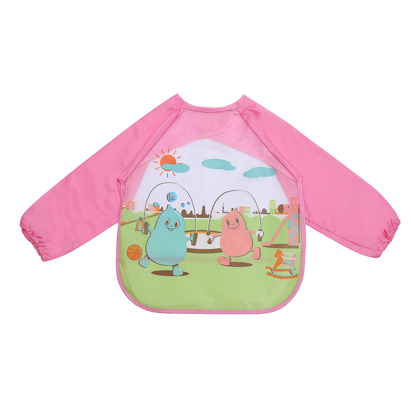 Baby's Dinner Cover Spring and Autumn Thin Bib for Boys and Girls Waterproof Baby Redress Children's eva Painting Clothes