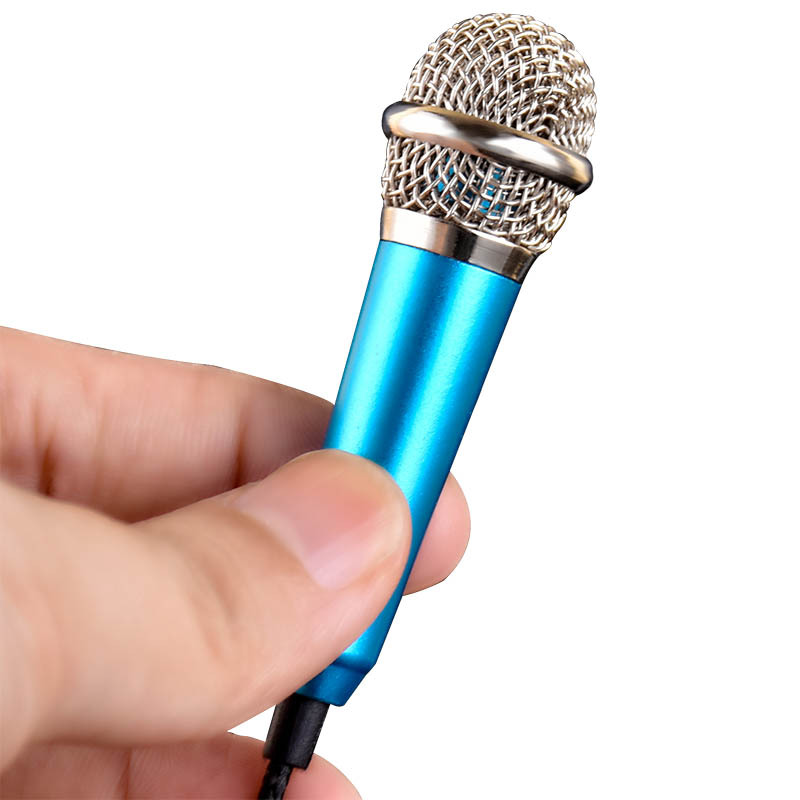Manufacturer's Supply Karaoke Small Microphone Headphones Mobile Phone Mini Microphone Singing K National Karaoke Artifact Singing Special