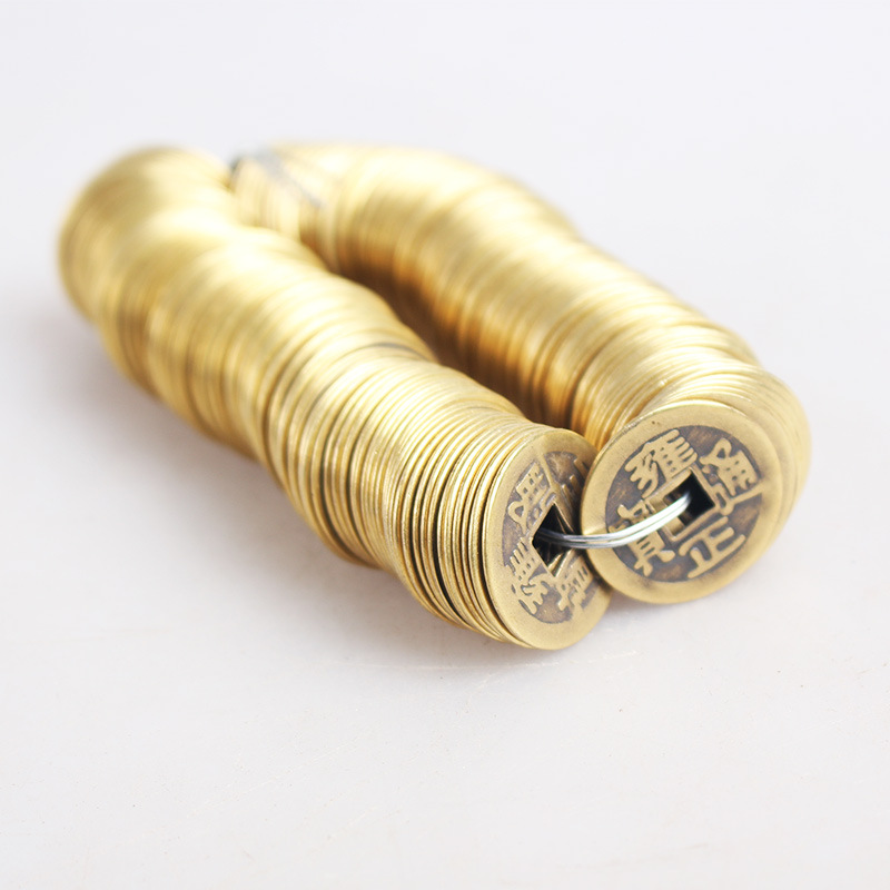 Factory spot brass 2.3cm copper money five Emperor money metal crafts coins antique copper wholesale