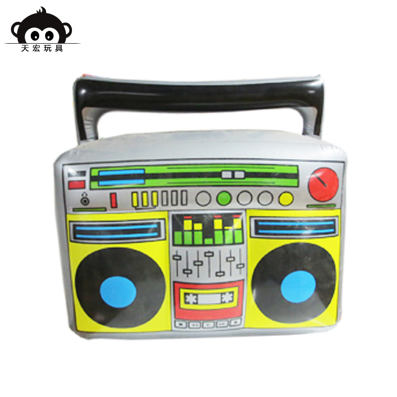 Inflatable Musical Instrument Balloon European and American Party Toys Entertainment Interactive Props Wholesale Inflatable Guitar Balloon Saxophone