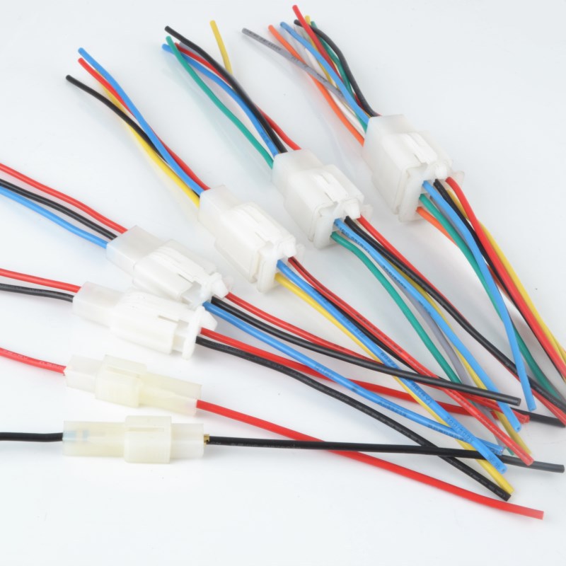 2.8mm Battery Car Connector Car Connector Complete Set of Car Plug-In Male and Female Plug with Wire