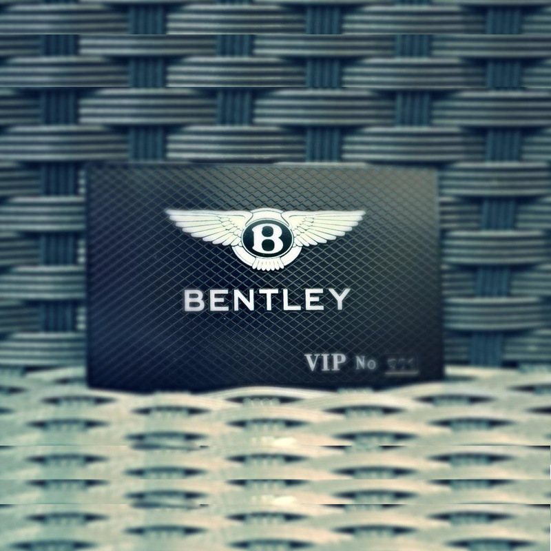 Shenzhen Factory Produces Stainless Steel Brass Gold-Plated Card Metal Material Business Card Cut Out Matte Black Frosted Base Metal Card