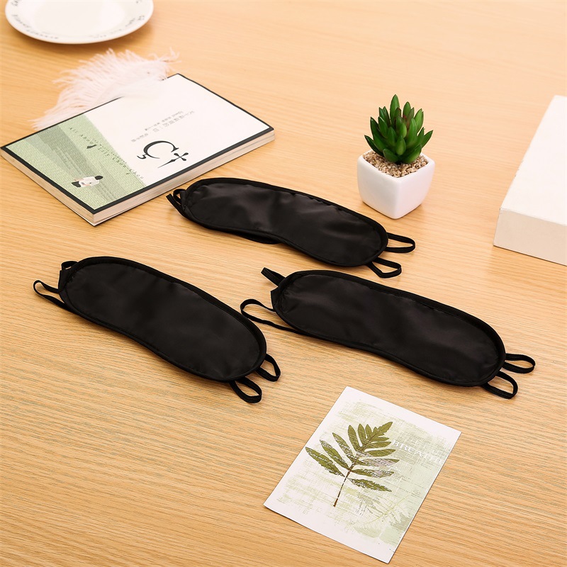 Shading breathable black eye mask expand game activities training sleep sleep lunch break eye mask manufacturers