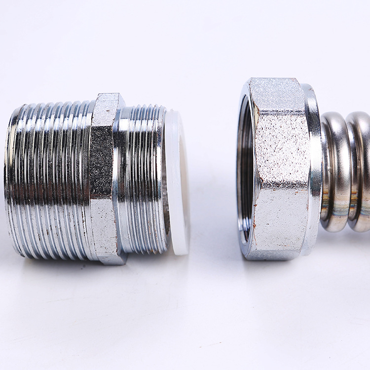 304 stainless steel air conditioning bellows central air conditioning pipe fan coil compensator metal bellows soft joint