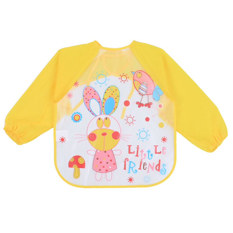 Baby's Dinner Cover Spring and Autumn Thin Bib for Boys and Girls Waterproof Baby Redress Children's eva Painting Clothes