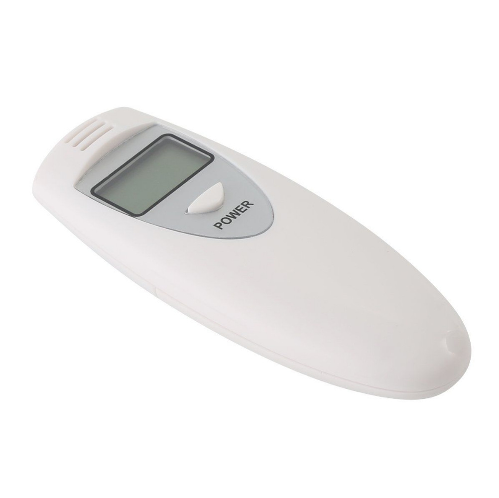 Single screen white portable single screen alcohol tester alcohol concentration detector breathing tester