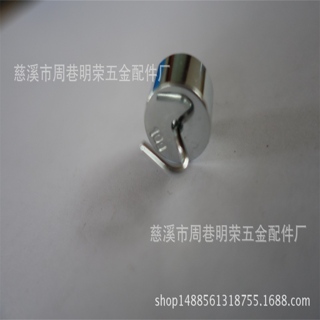 Metal hook code 10g * 1 primary school physics experiment instrument factory sales Mingrong teaching instrument experiment teaching instrument