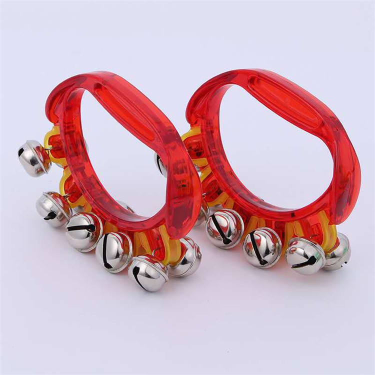 Orff Musical Instrument Hand Rattle Fun Musical Instrument Transparent String Bell Manufacturer Wholesale