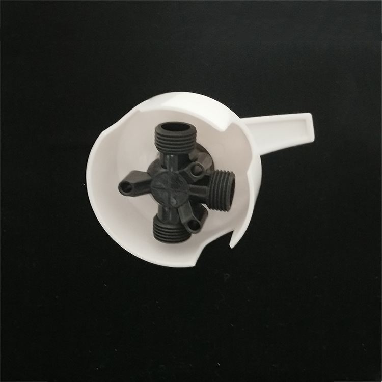 Open-mounted double-control water mixing switch plumbing hardware cooling and heating electric valve electric water heater plastic wall-mounted water mixing valve