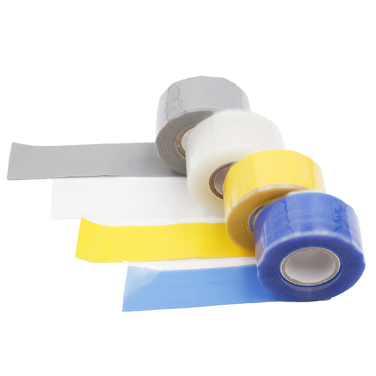 Silicone Self-adhesive Tape Anti-fouling Silicone Rubber Self-adhesive Tape Pipe Pressure Leakage Stoppage Waterproof Sealing Self-melting Tape