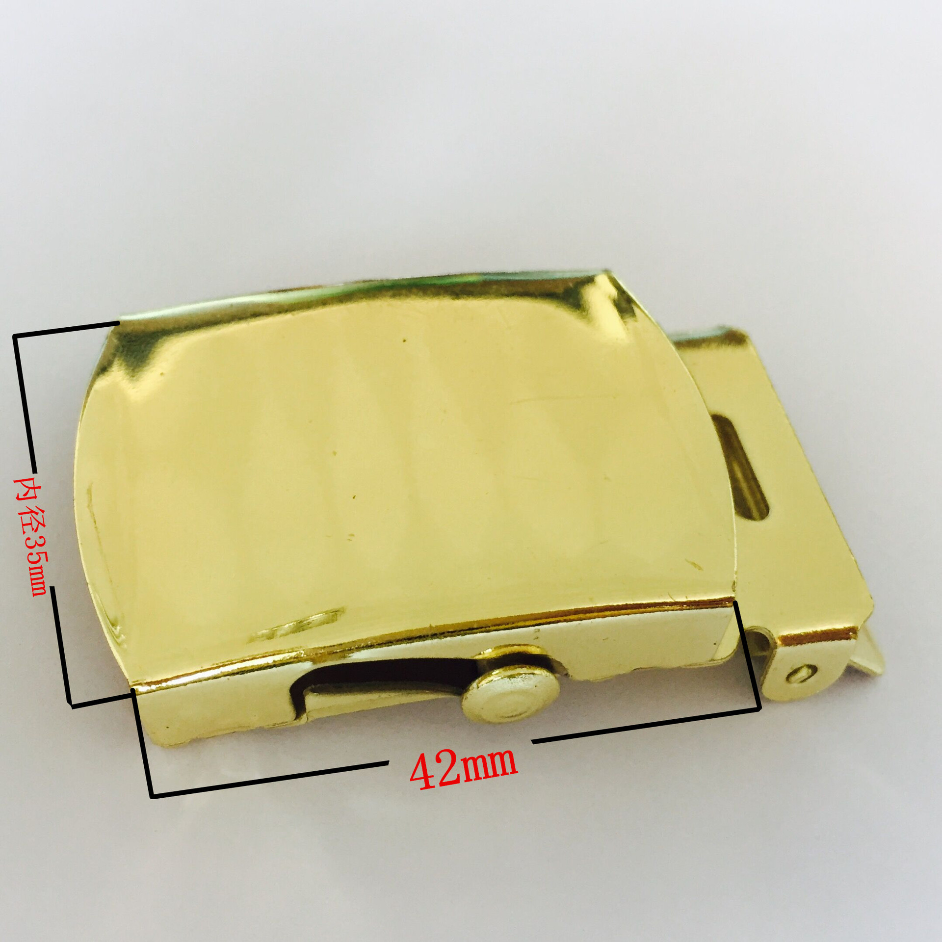 Factory Direct supply 35MM roller belt buckle iron sheet rolling belt buckle military buckle electric multi-clock color