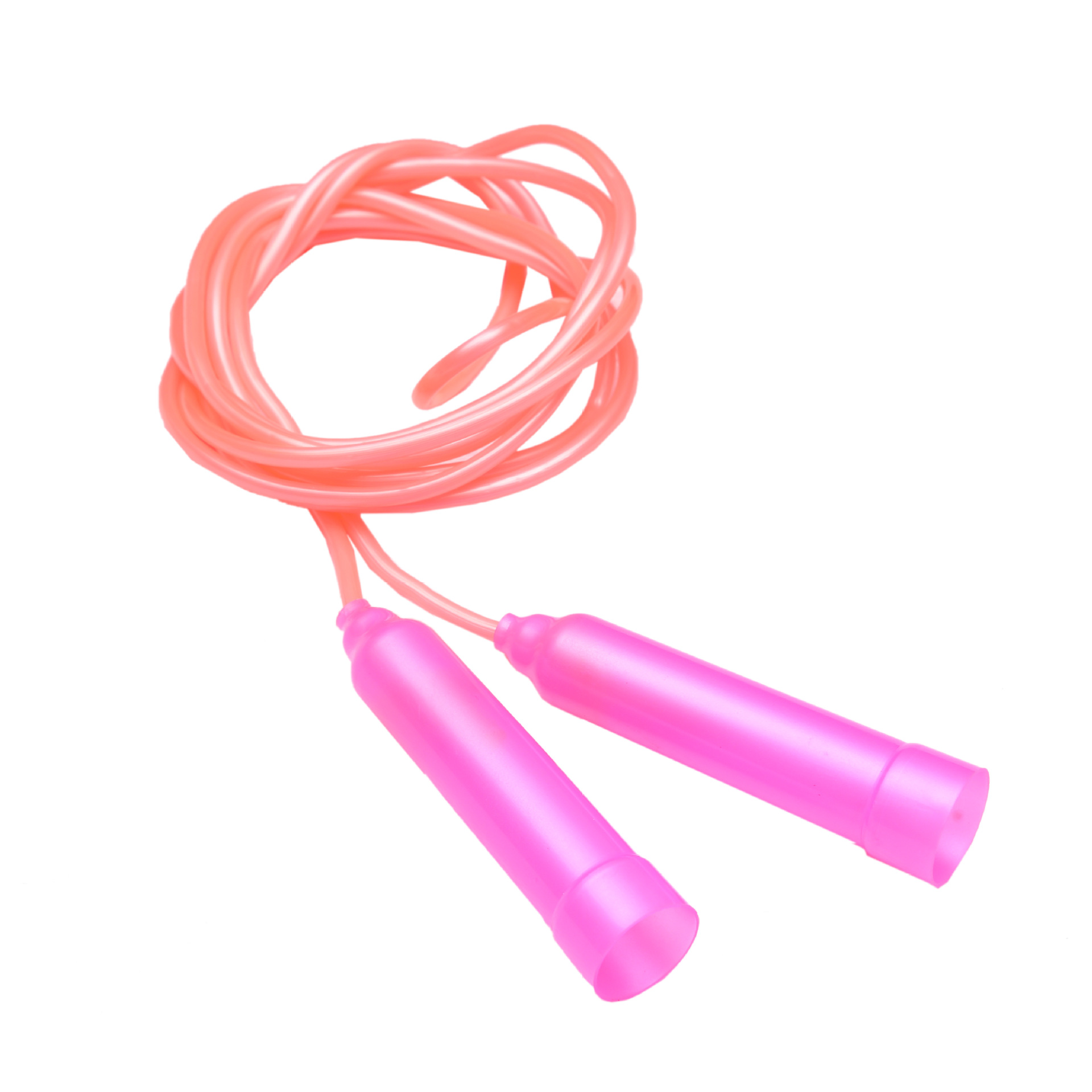 Factory Direct Sales Kidsren's Pearlescent Pvc Skipping Rope for Students, Adjustable Solid Skipping Rope, Sports Equipment