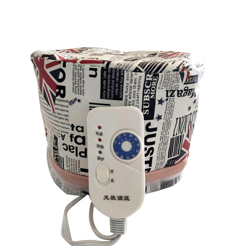 Home-Use Hair Mask Heating Cap, Hair Salon Perm and Dye Electric Heating Cap, Head-Covering Type Care Mask Wholesale with Temperature Adjustment