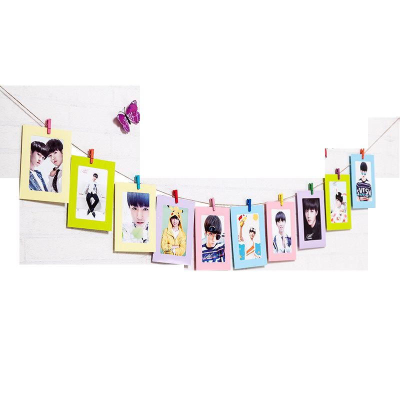 345-inch 687-inch DIY hanging album hanging paper photo frame Photo Wall photo frame wall Kraft paper photo frame picture frame