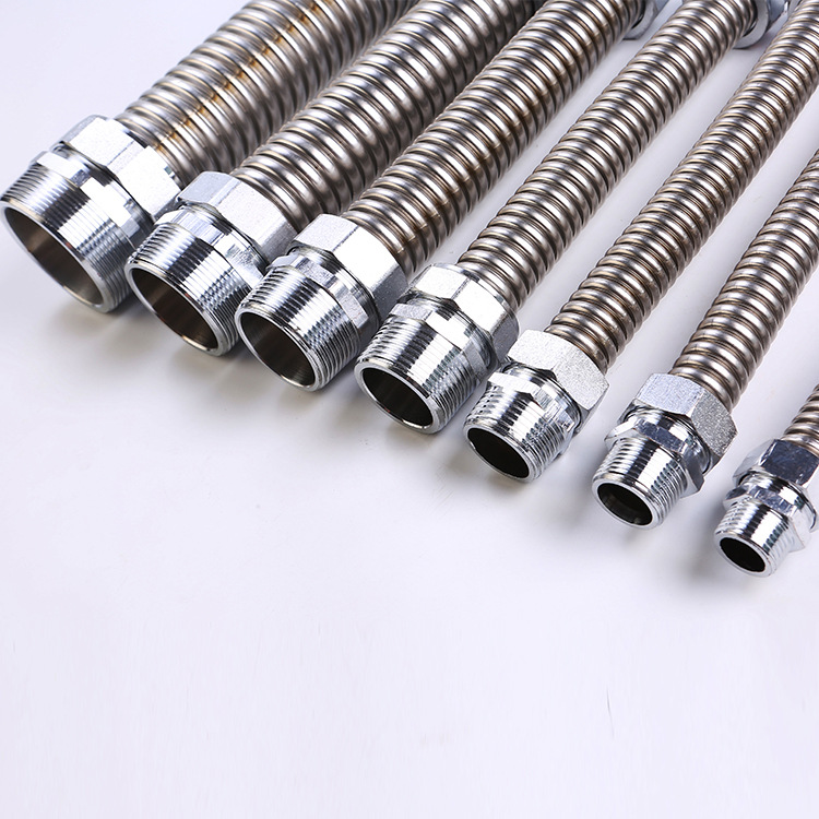 304 stainless steel air conditioning bellows central air conditioning pipe fan coil compensator metal bellows soft joint