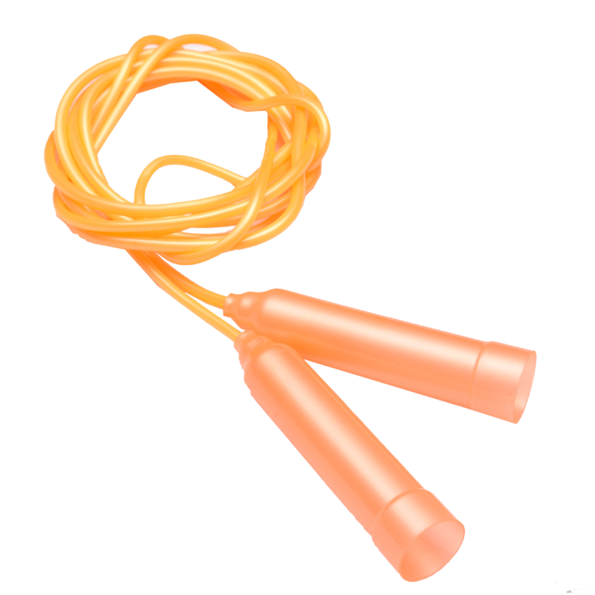 Factory Direct Sales Kidsren's Pearlescent Pvc Skipping Rope for Students, Adjustable Solid Skipping Rope, Sports Equipment
