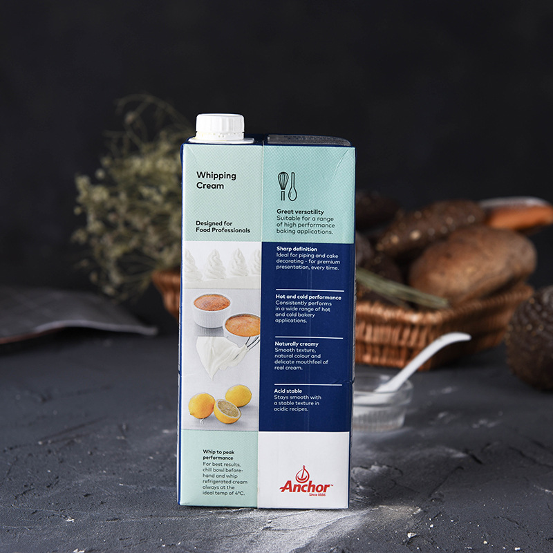 Anjia light cream 1L New Zealand imported animal cream household baking egg cream cake decorating raw materials