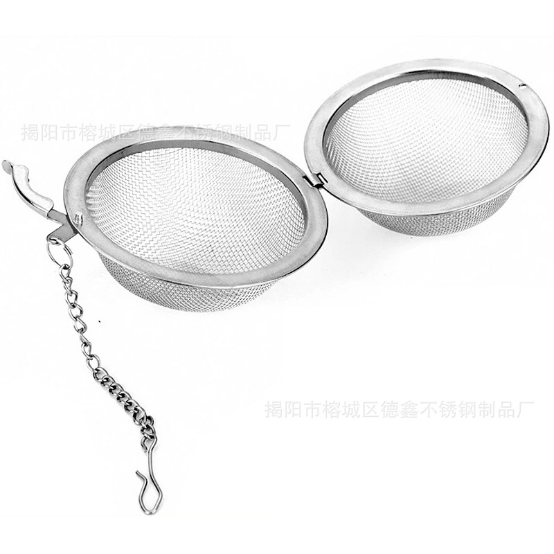 Wholesale Heart-Shaped Tea Strainer Stainless Steel Tea Infuser Tea Strainer 410 Tea Filter