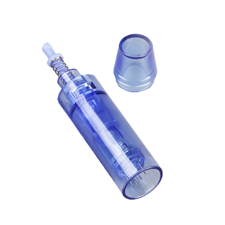 Long Blue Nano Microneedle Needle Microcrystalline Head Beauty Foundation Pregnancy Lip Pregnancy Eyelash Essence Imported Nano Chip 12 Needles