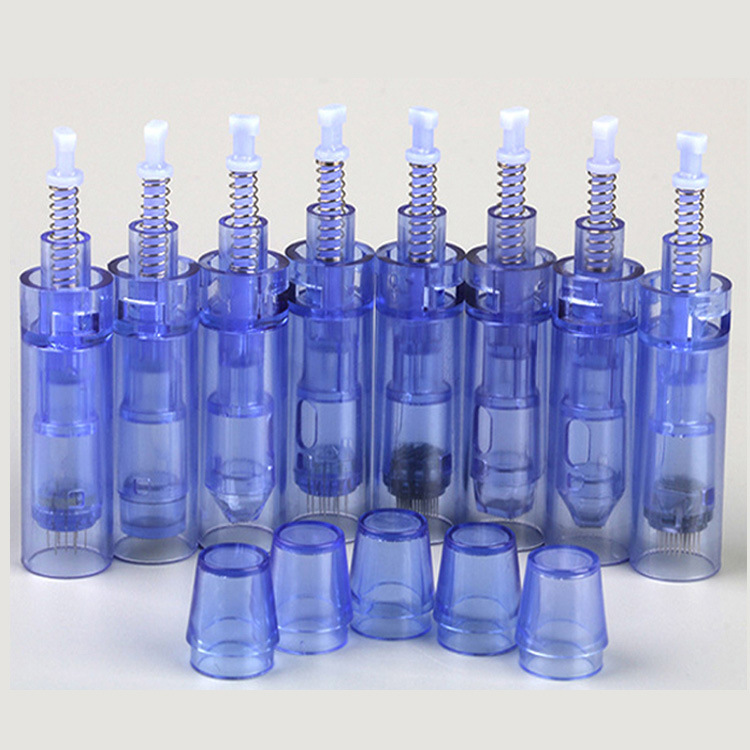 Длинная синяя нано-игла микронедли, микрокристаллическая головка, импортный нано-чип