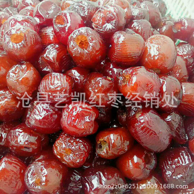 Cangzhou Specialty Golden Candied Dates, Soft and Dense Seedless Red Dates, Exquisite Snacks Candied Dates