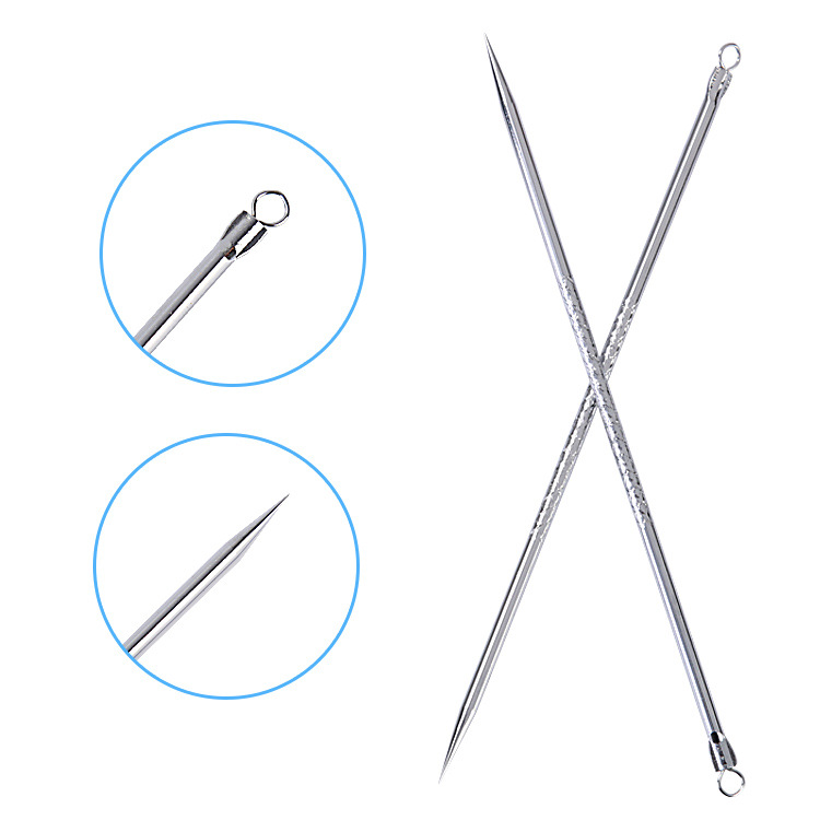 Double-Ended Stainless Steel Acne Needle, Acne Needle, Acne Picking Stick, Blackhead Needle, Small Steel Needle