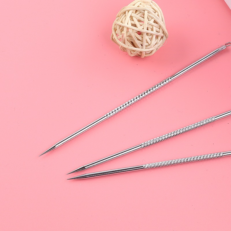 Double-Ended Stainless Steel Acne Needle, Acne Needle, Acne Picking Stick, Blackhead Needle, Small Steel Needle