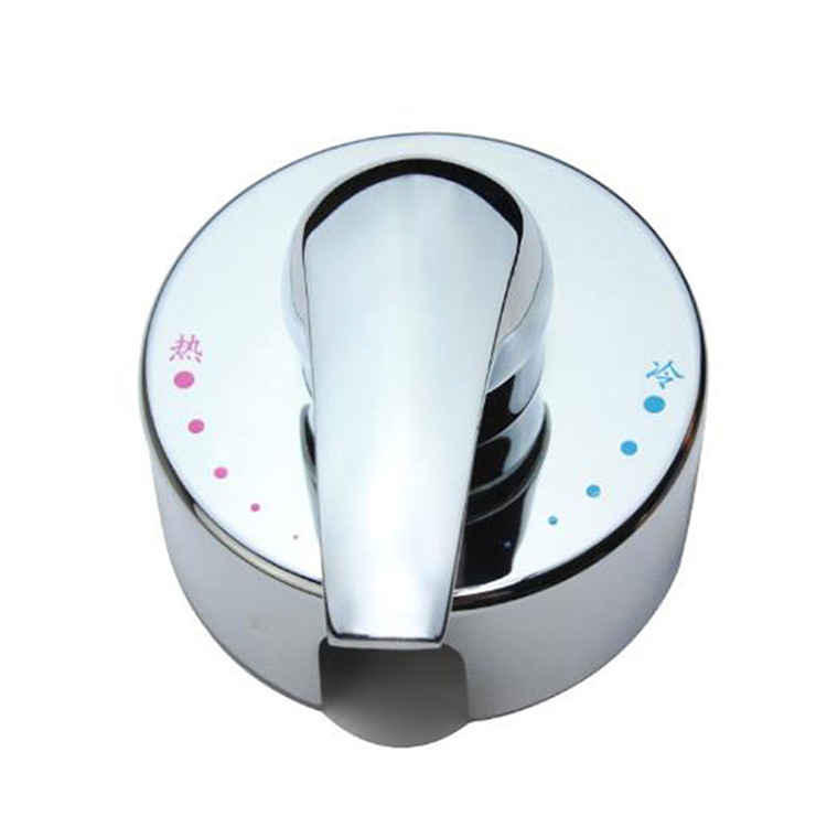 All-plated wall-mounted mixing valve bathroom accessories electric water heater mixing valve open-mounted bath hot and cold faucet