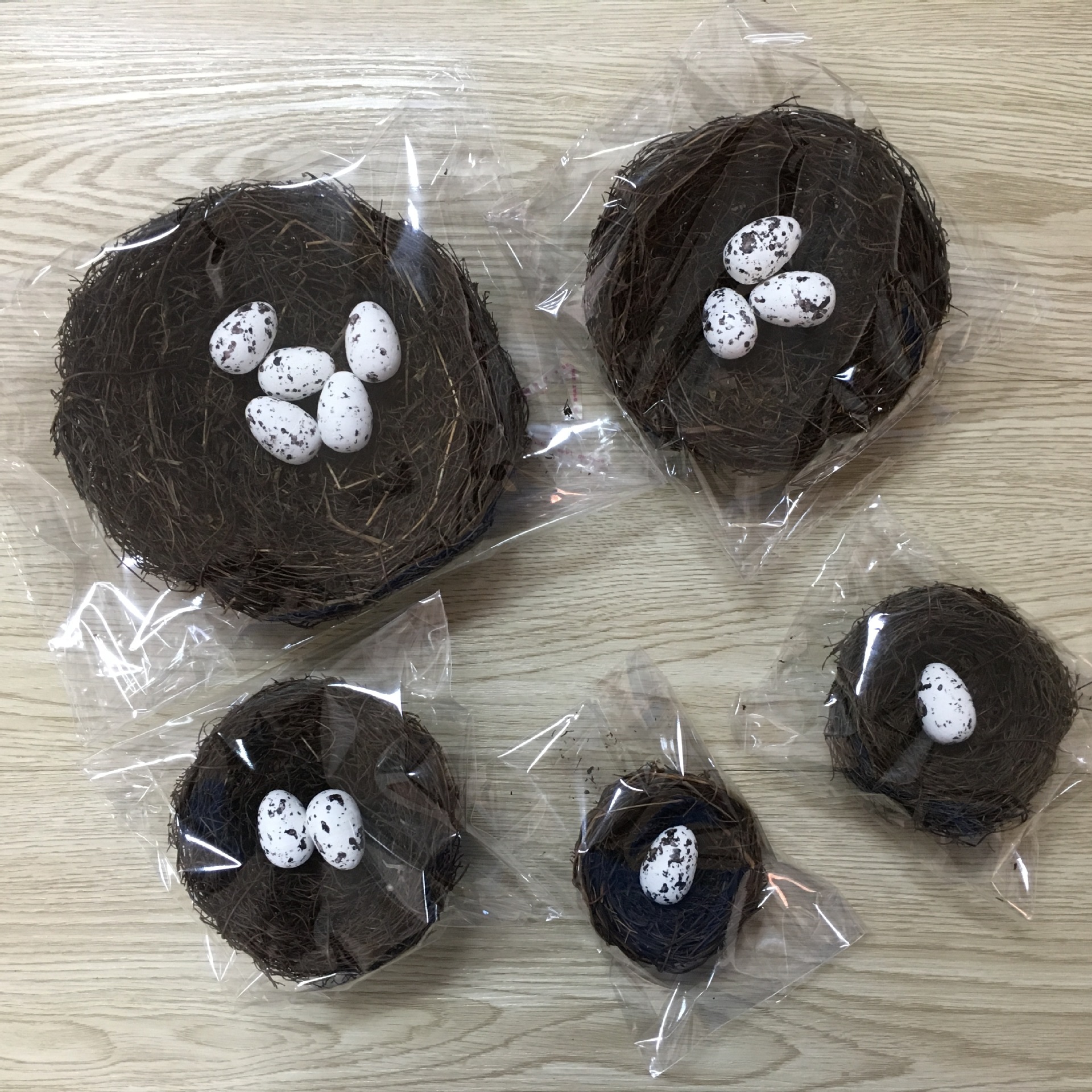 Easter toad rattan Bird's Nest Straw Bird's Nest bird cage hand-woven bird's nest photo props