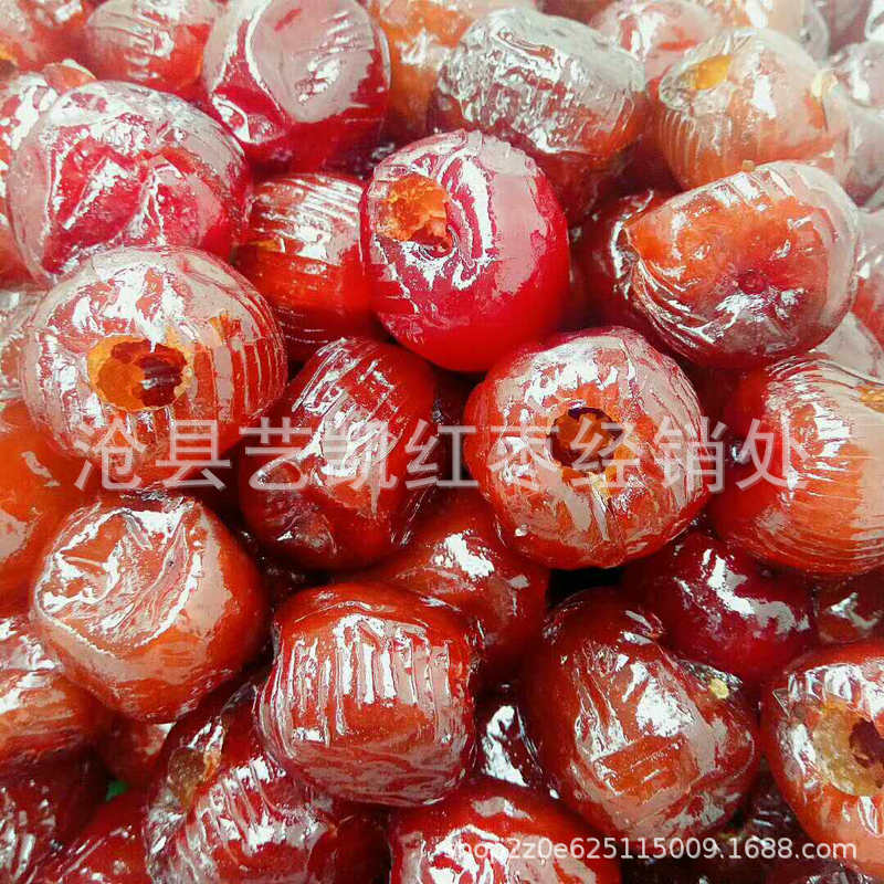 Cangzhou Specialty Golden Candied Dates, Soft and Dense Seedless Red Dates, Exquisite Snacks Candied Dates