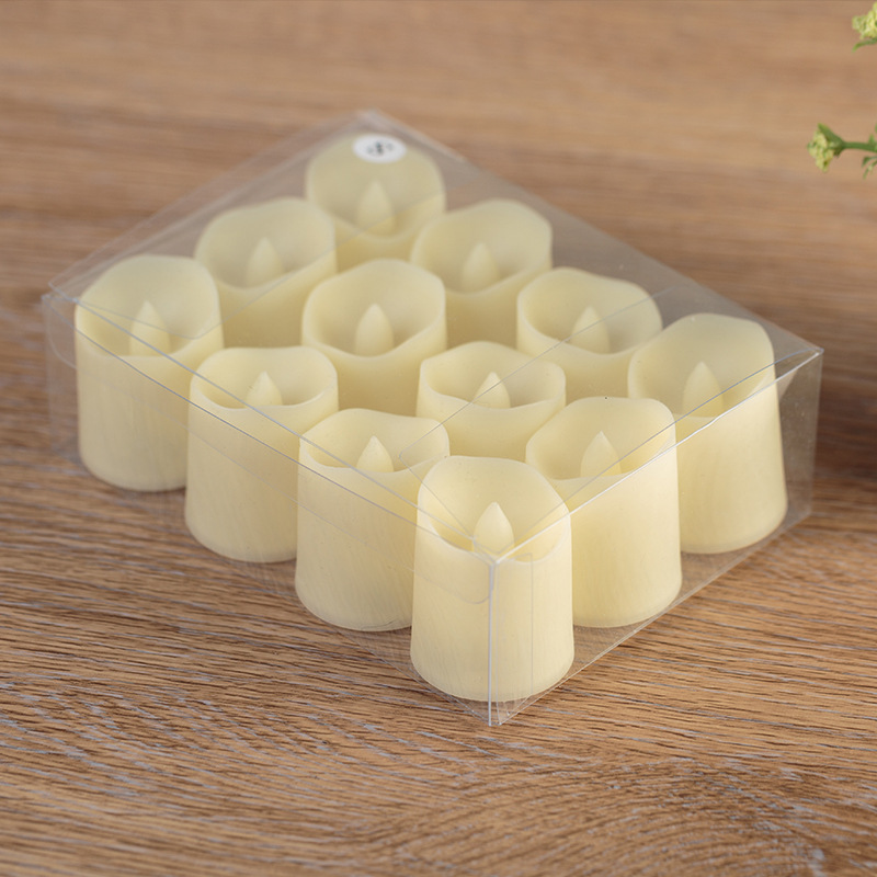 Factory Direct Sales Wavy Mouth Led Digital Candle Creative Birthday Party Decoration Halloween Candle Light Wholesale