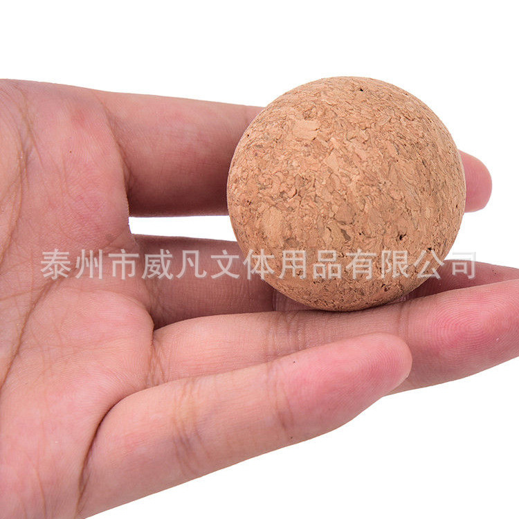 Weifan French Table Football Cork Ball Indoor Football Table Wooden Ball Accessories 32-36mm