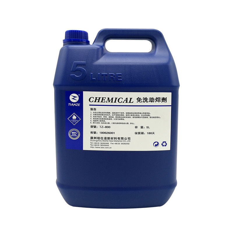 No-Clean Flux Bosida Factory Hot Tz-800 Lead-Free No-Clean 5L/Package Wholesaler Environmentally Friendly Flux
