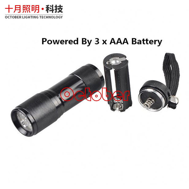 9led Red Flashlight Infant Exercise Vision Recognition Color Red Blood Vessel Light