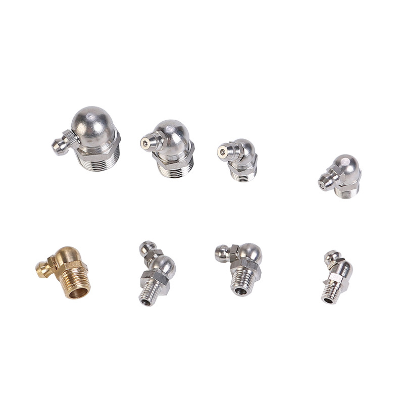 Carbon Steel Curved Oil Nozzle Iron Oil Metric Thread Curved Oil Nozzle Pressure Oil Pouring Cup Hand Butter Gun