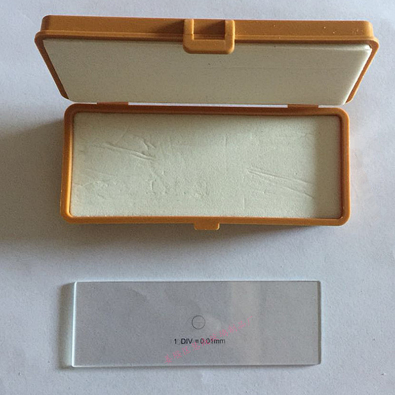 Микроскоп C1, объективный микрометр, микроскопический окуляр.