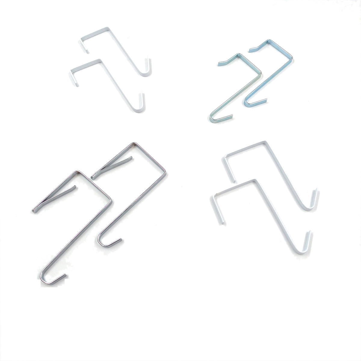 Factory Direct storage hanging bag shrapnel hook storage bag door back Hook universal seamless punch-free hanging door hole flat wire hook