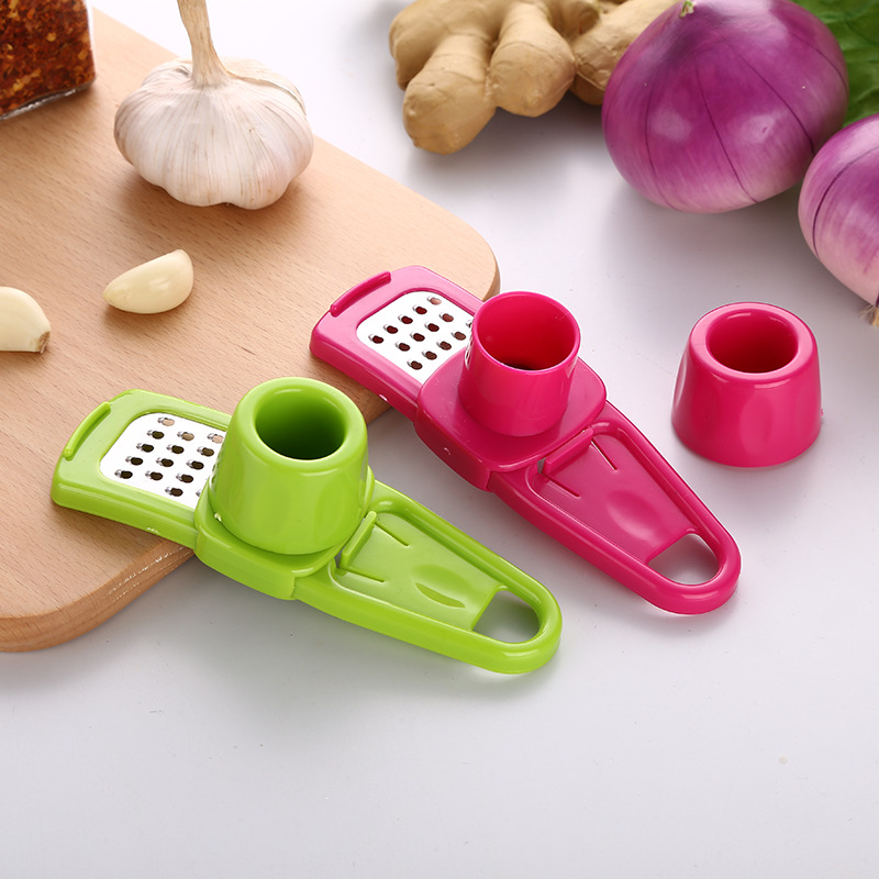 Multifunctional Garlic Grinder, Creative Garlic Press, Kitchen Garlic Masher, Kitchen Gadget Garlic Masher, Garlic Masher