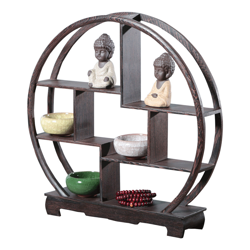 Mahogany crafts solid wood antique frame crafts small vase Buddha ornaments mahogany chicken wing Wood Wholesale