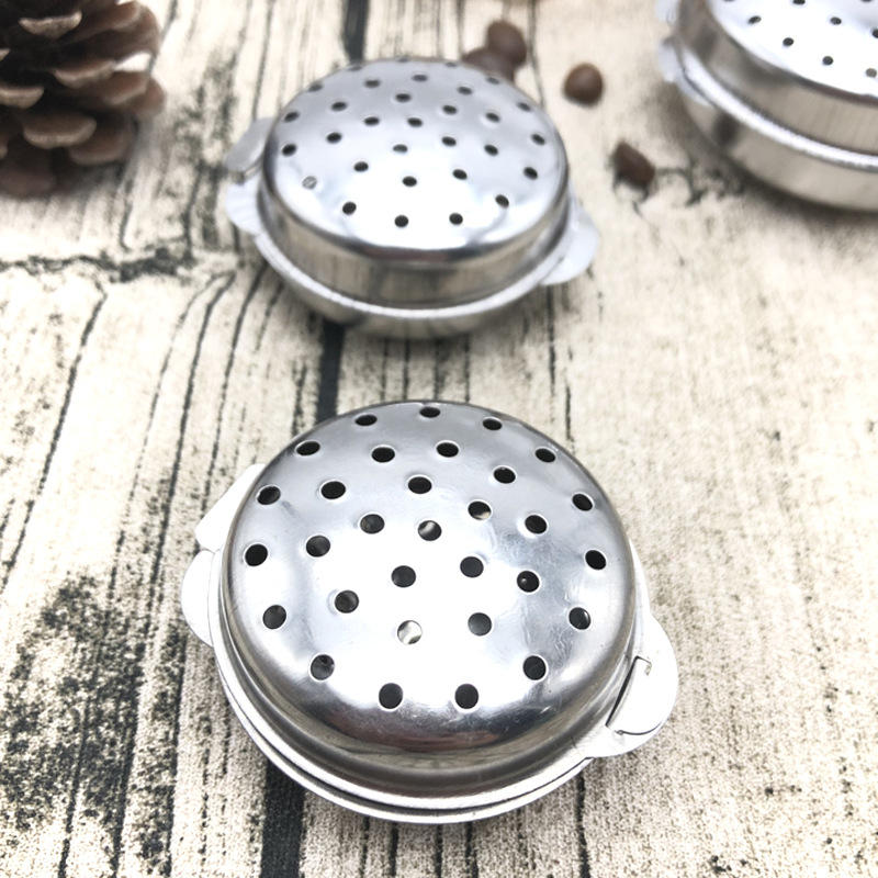 410 Stainless Steel Round Punching Weibao Soup Hot Pot Marinated Seasoning Ball Soup Filter Ball Factory Wholesale