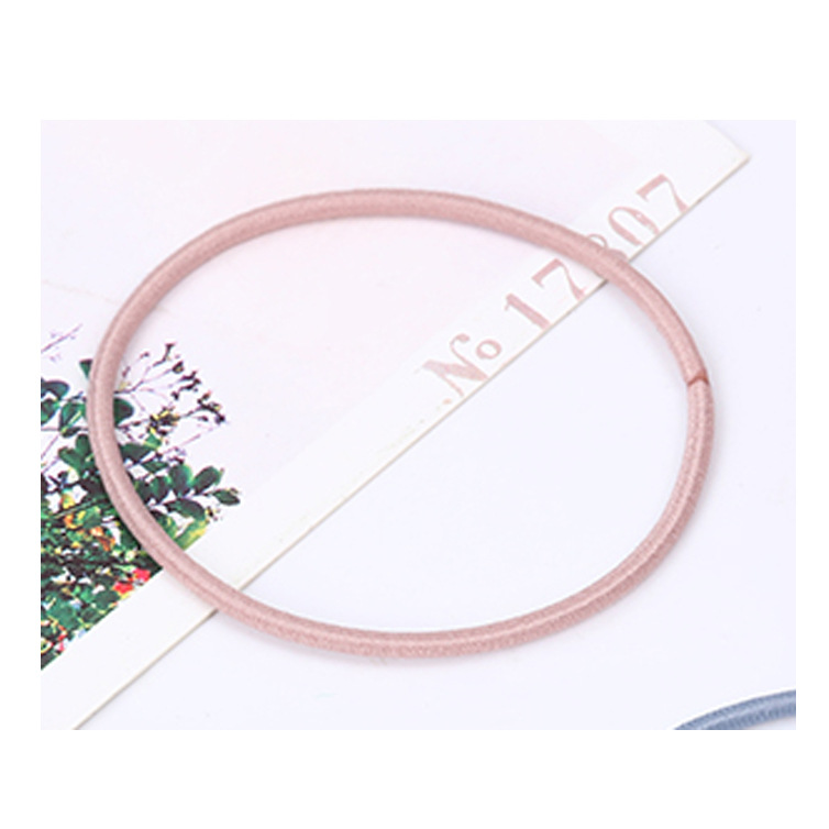 Korean version of the new 2mm seamless multi-color hair band rubber band fashion hair rope hair accessories hair rope manufacturers direct supply