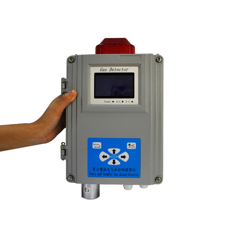 Explosion-Proof Industrial Ex Single-Point Wall-Mounted Gas Detection Alarm Co Host with Integrated Probe O2 Plug-And-Play