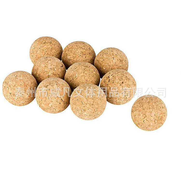 Weifan French Table Football Cork Ball Indoor Football Table Wooden Ball Accessories 32-36mm