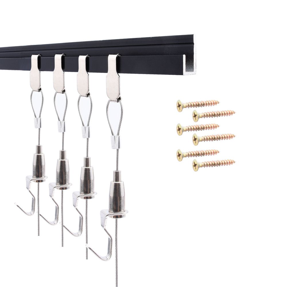 Factory Painting Hangers Stainless Steel Wire Rope Painting Hook Art Gallery Art Gallery Painting Track Rope