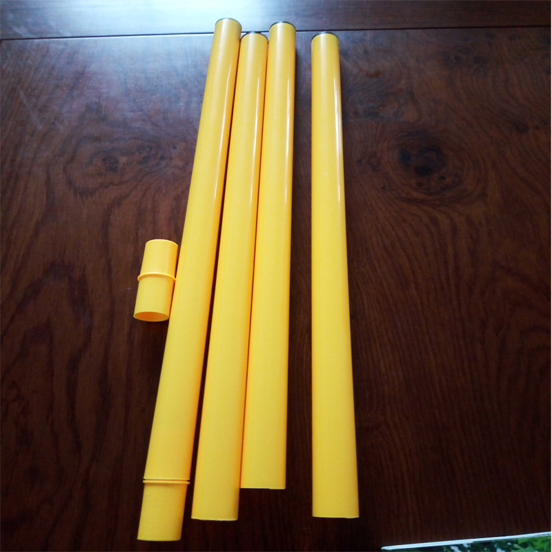 ABS Plastic Hollow Tube Rod Football Training Rod Sign Rod Connector Connecting Rod