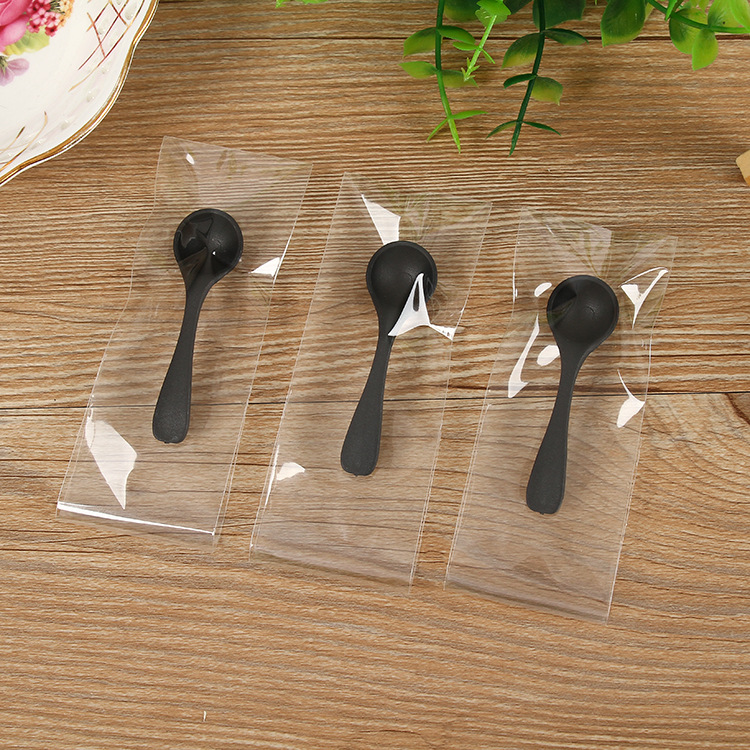 Короткая ручка ложка для порошка 0.5г1мл, измерительная ложка PP ZY11022