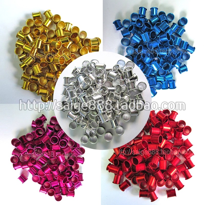 Цветное алюминиевое кольцо для ног голубя многокрасочное закрытое алюминиевое кольцо