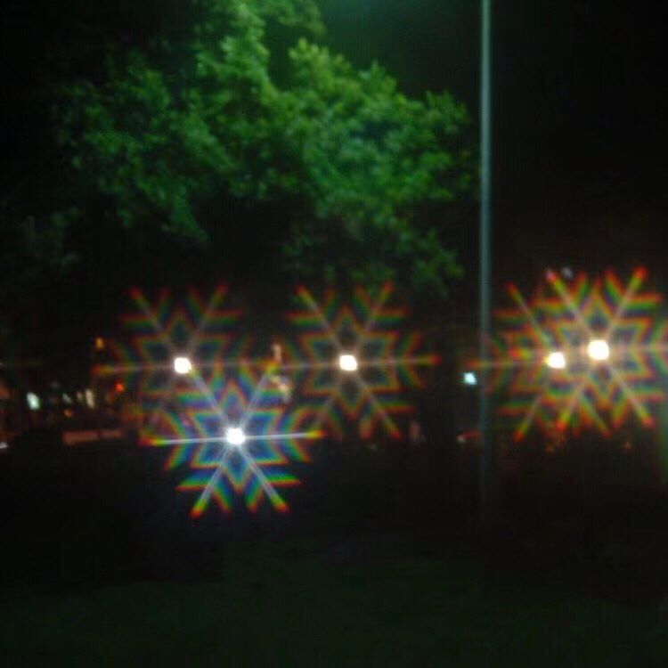 Paper 3D Line Polarized Glasses Red and Blue Fireworks Round Decoding Green Yellow Purple Telescope Light Separation